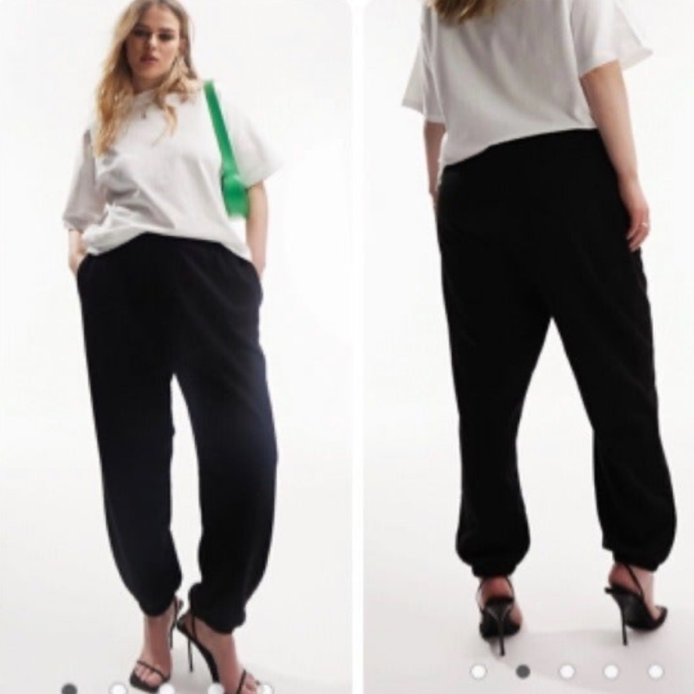ASOS Design Black Joggers Size 14 Tall Funky‎ Streetwear